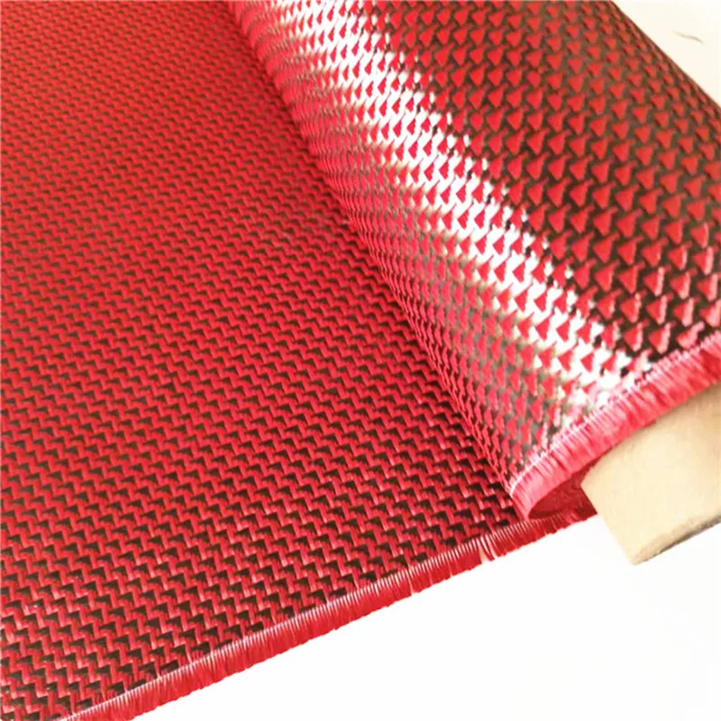 3K 280g Echtes Carbonfaser-Aramid-Hybridgewebe mit Jacquardmuster und Flugzeugmuster für DIY-Autos, Rollenware, kundenspezifisches Endprodukt – Detail 1