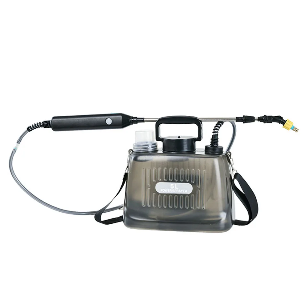 Effortless Spraying Green Garden Sprayer Adjustable Spray Intensity Tool Plant Care 2200mAh Battery 5L Capacity