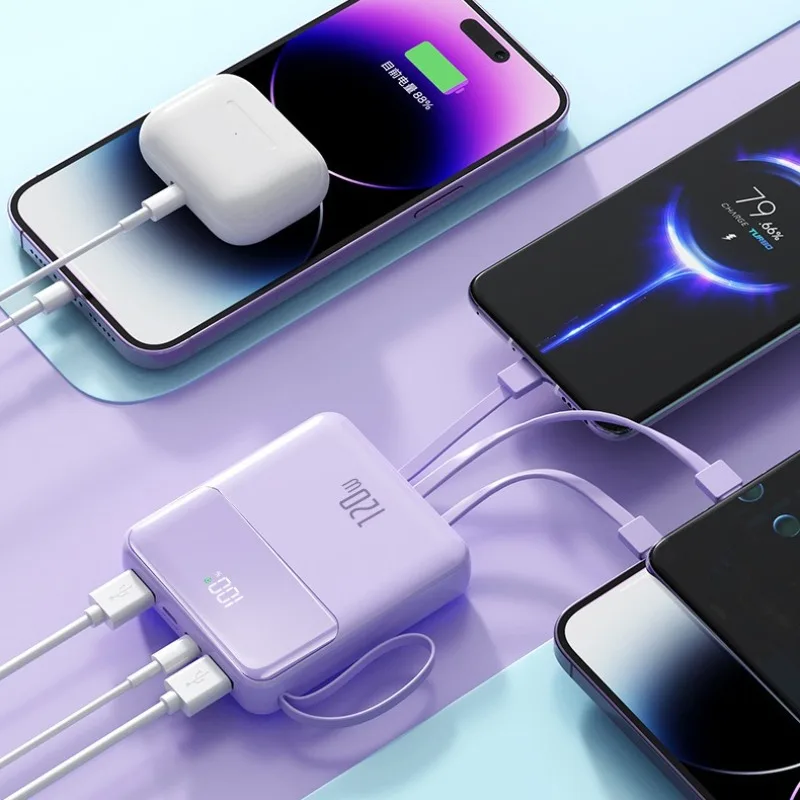 120W Power Bank 20000mAh Capaciteit PD Snel opladen Batterij 3C-certificering Supersnel opladen Mini digitaal display Power Bank