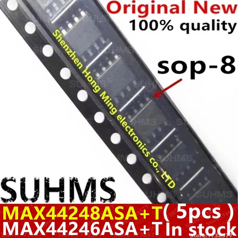 (5piece) 100% New MAX4424 MAX44246 MAX44248 MAX44246ASA MAX44248ASA MAX44246ASA+T MAX44248ASA+T sop-8