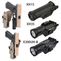Universal G17 Holster for X300 LED Light Surefire XH15 XH35 X300UH-B Flashlight Holsters Movable Adapter