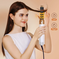Professional air hair stylist Hair Curler 5 in 1 Low noise Hair Curl Straightening Blowing Hot Air Brush