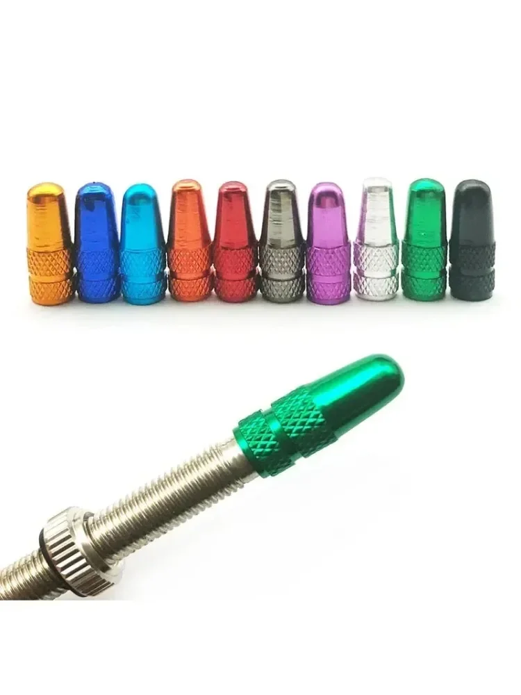 Bouchons de Valve de pneu de vélo en alliage d'aluminium, couvercles de Valve FV/Presta pour vélos de course sur piste vtt de route, accessoires de cyclisme durables 4 pièces