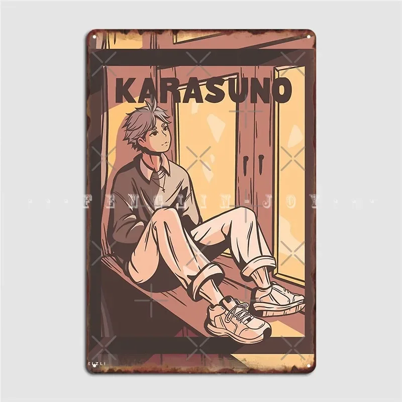 Sugawara Koushi Metal Sign Cinema Garage Pub Garage Vintage Wall Plaque Tin Sign Poster