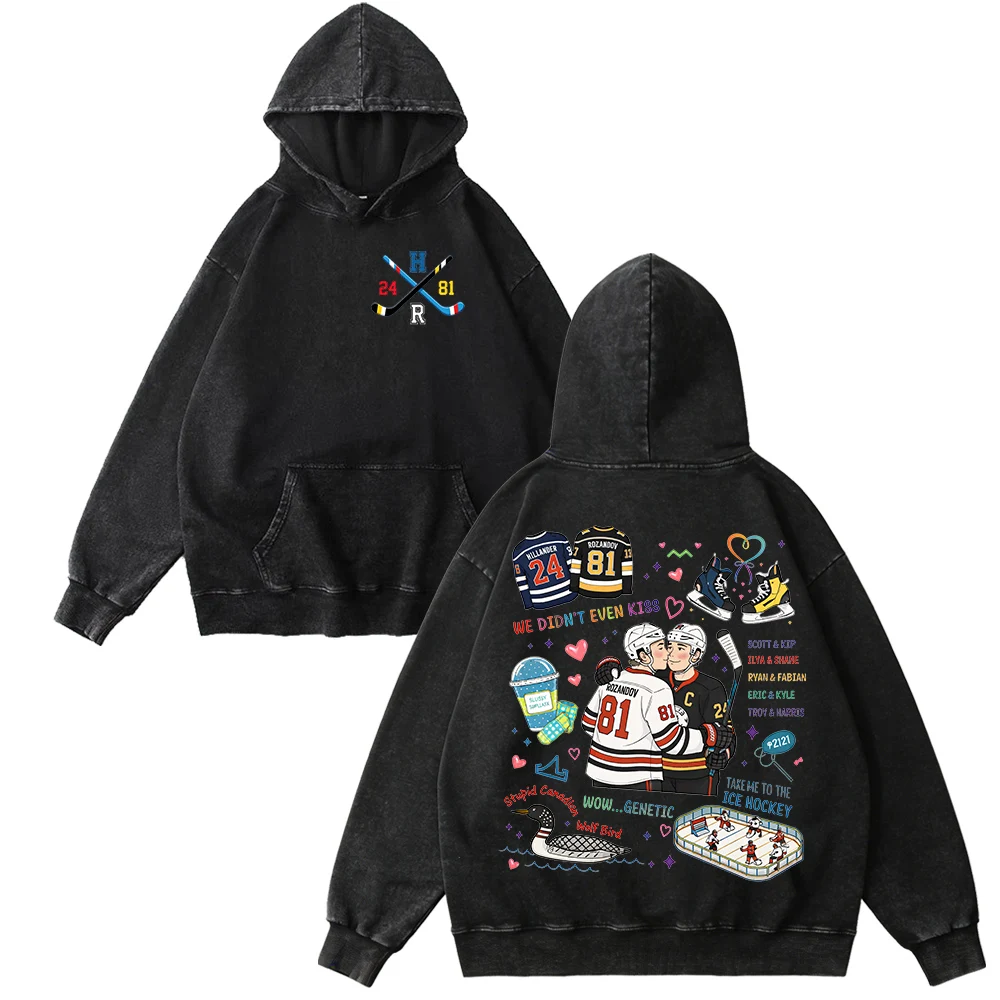 

Heated Rivalry Hoodies Vintage Merch cotton Hoodie Men and Women Hip-hop Sports Pullover fashion Sweatshirt high quality