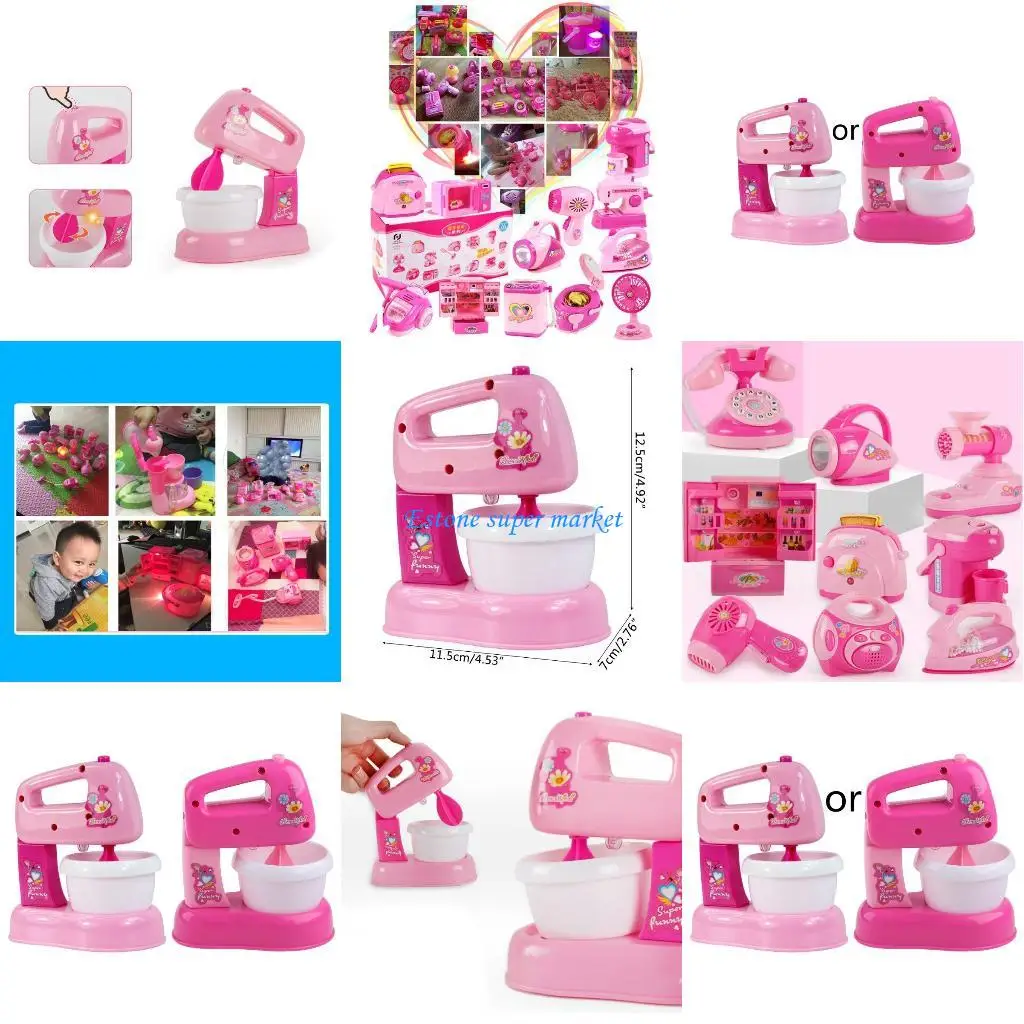 090B Kinderen Kid Jongen Meisje Mini Keuken Elektrisch Apparaat Speelgoedset Vroege