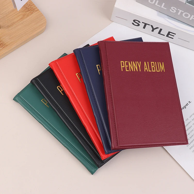Sezione Album di raccolta monete Sofisticato opzione di archiviazione di monete e francobolli in PVC Penny Organizer Display Supplies