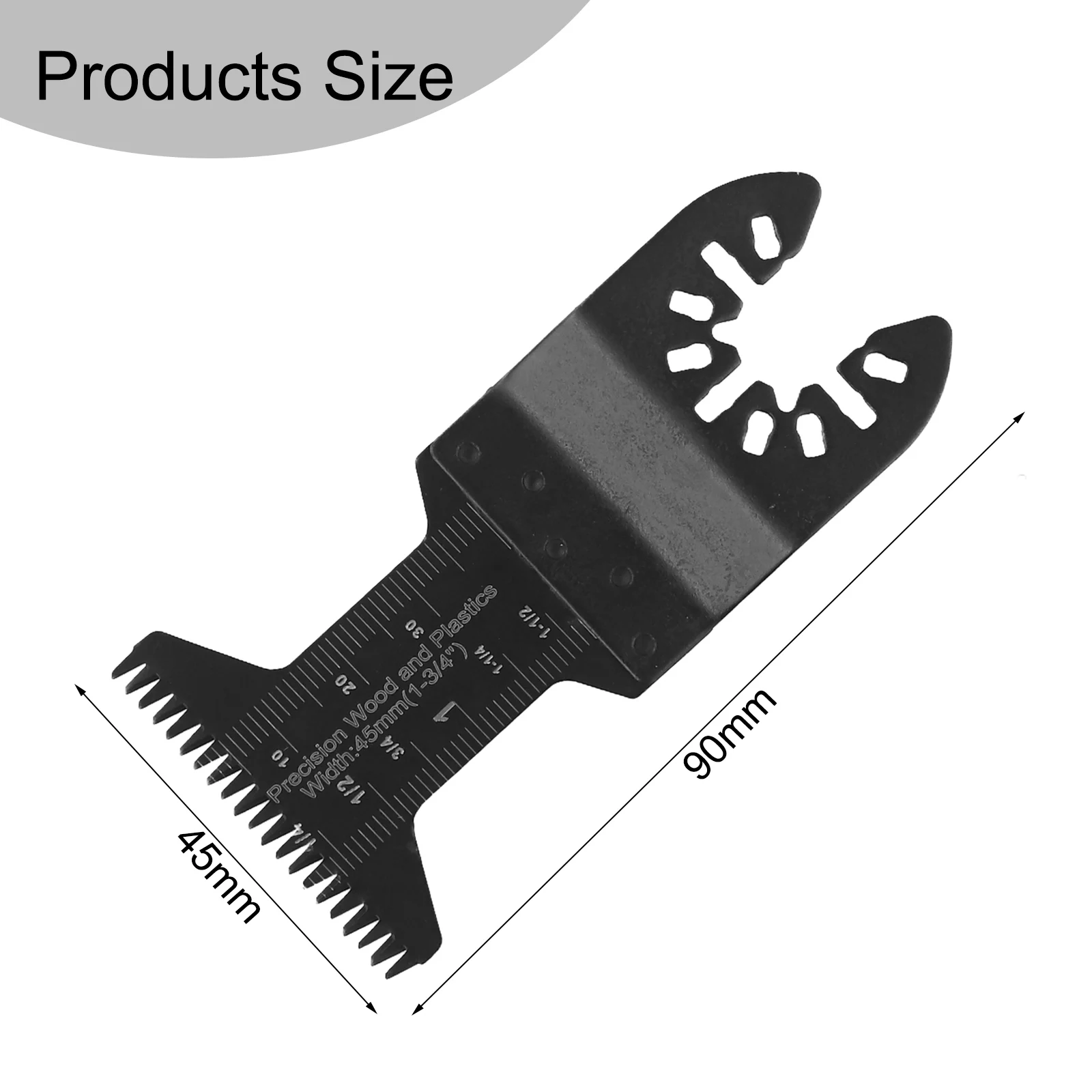 Imagem -06 - Hcs Saw Blades Oscillating Tools Dente Fino Grosso para Renovador Ferramentas de Corte Corte de Madeira Pvc Metais 45 mm Pcs 1pc