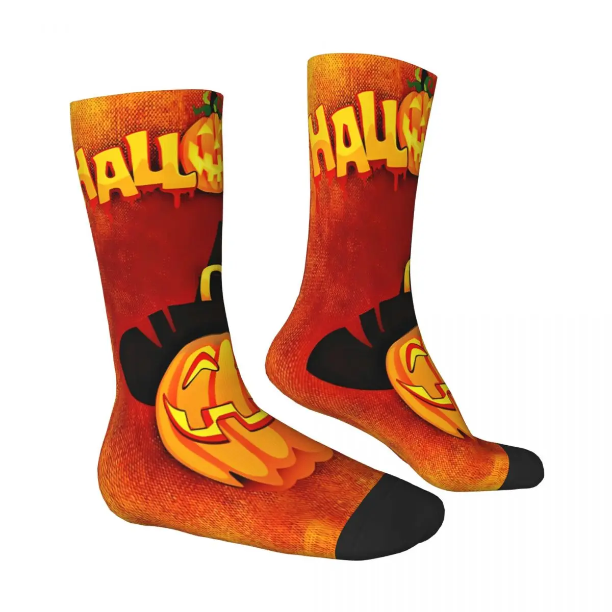 Unique Halloween Graffiti Socks Male Mens Women Autumn Stockings Printed