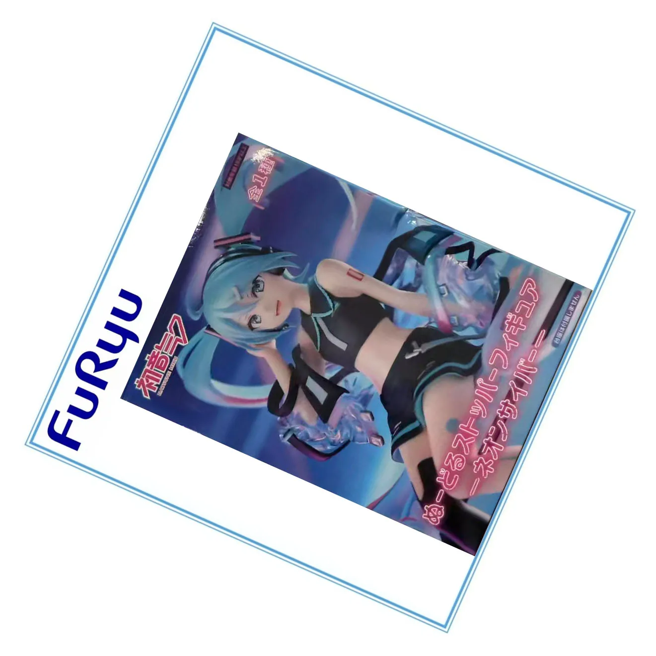 オリジナルフリュー初音ミク-vocaloid-カラフルテクノロジーモデルヌードルストッパーアニメフィギュアおもちゃ-pvc-モデルコレクションギフト