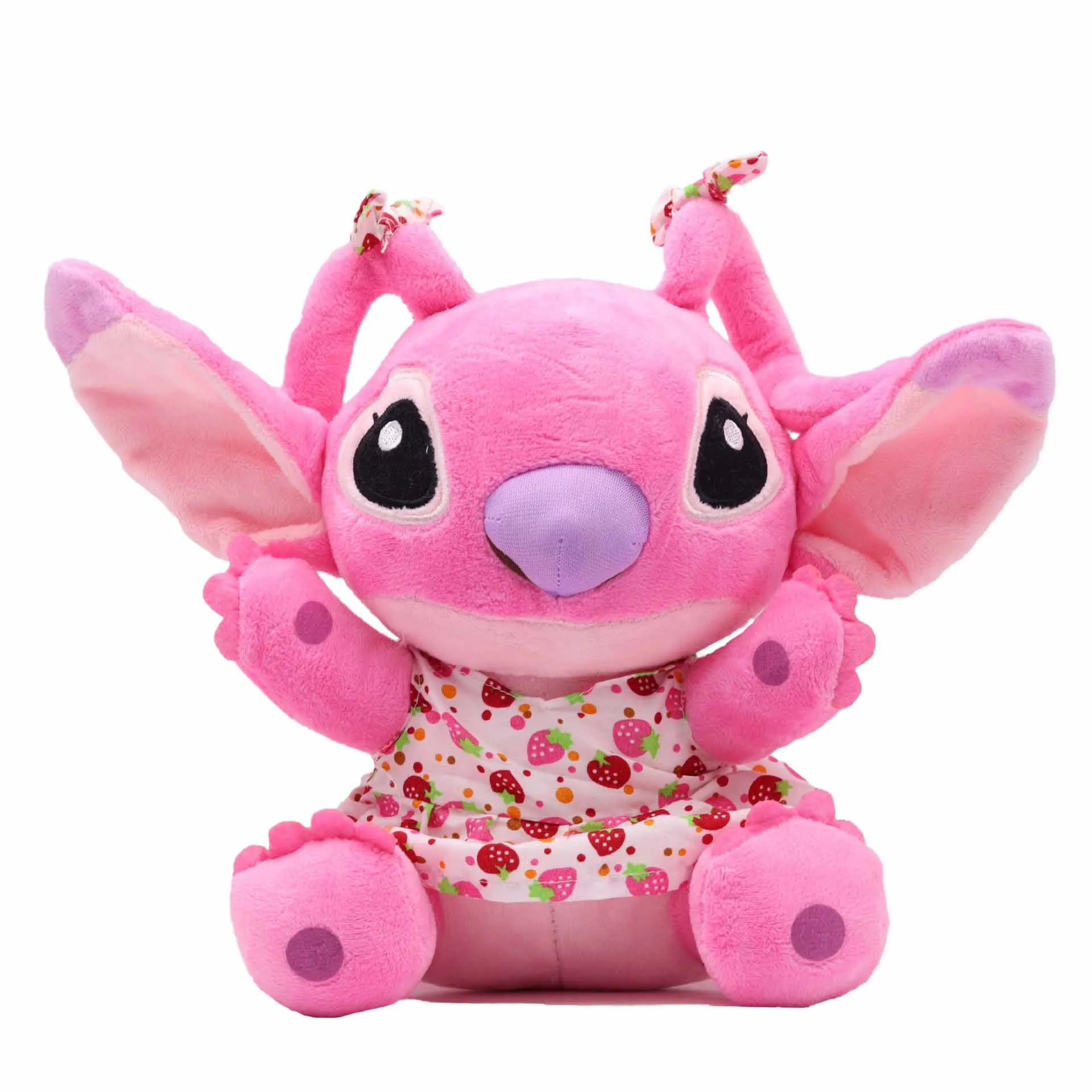 10-25cm Disney Stitch anioł pluszowe urocze Anime zabawki z kreskówek lalki pluszowe poduszki do samochodu dekoracja biurka prezenty urodzinowe dla dzieci