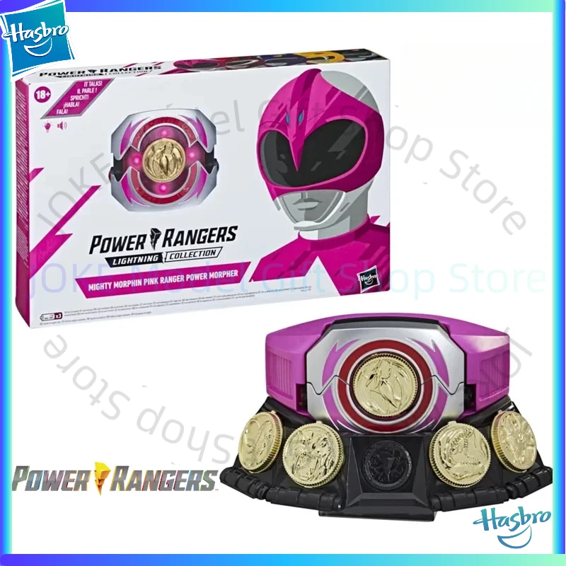 

Hasbro Mighty Morphin Power Rangers Pink Ranger Lightning Collection Power Morpher Model for Display, Roleplay, Cosplay
