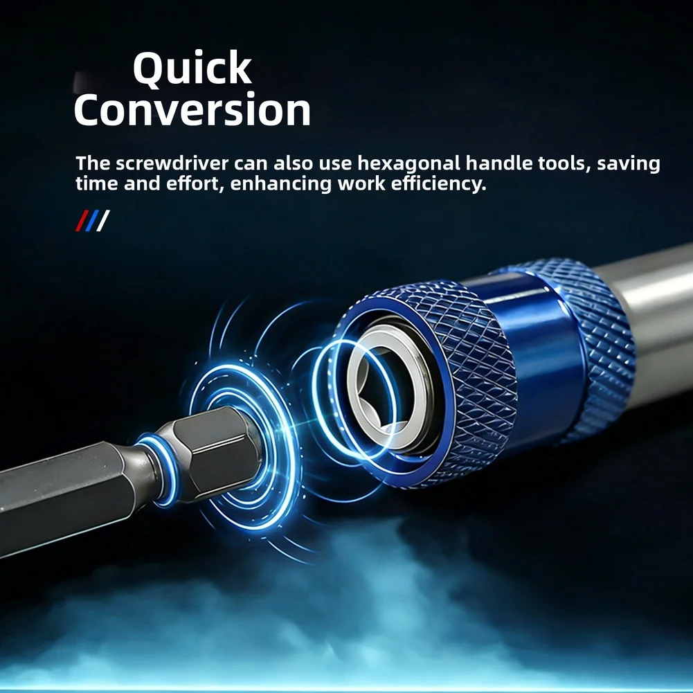 1Pc Drill To Screwdriver Adapter With M10 Thread And 6.35mm Hex Shank For CR-V Steel Quick Conversion Tool For Power Drills