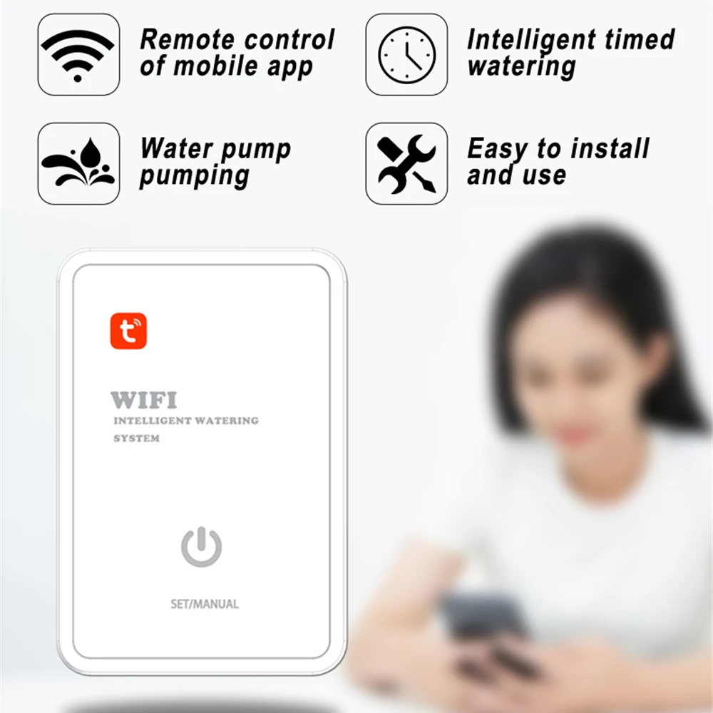 Tuya inteligentne Wifi System automatyczne nawadnianie w pomieszczeniach sterownik pompy doniczki System nawadniania kropelkowego roślin narzędzie