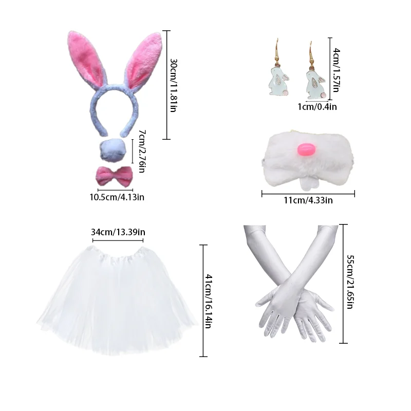 PESENAR Bunny Girl Costumes Are Suitable for Bunny Girl Cosplay, Easter or Bunny Girl Themed Parties, Carnivals, Halloween, Etc