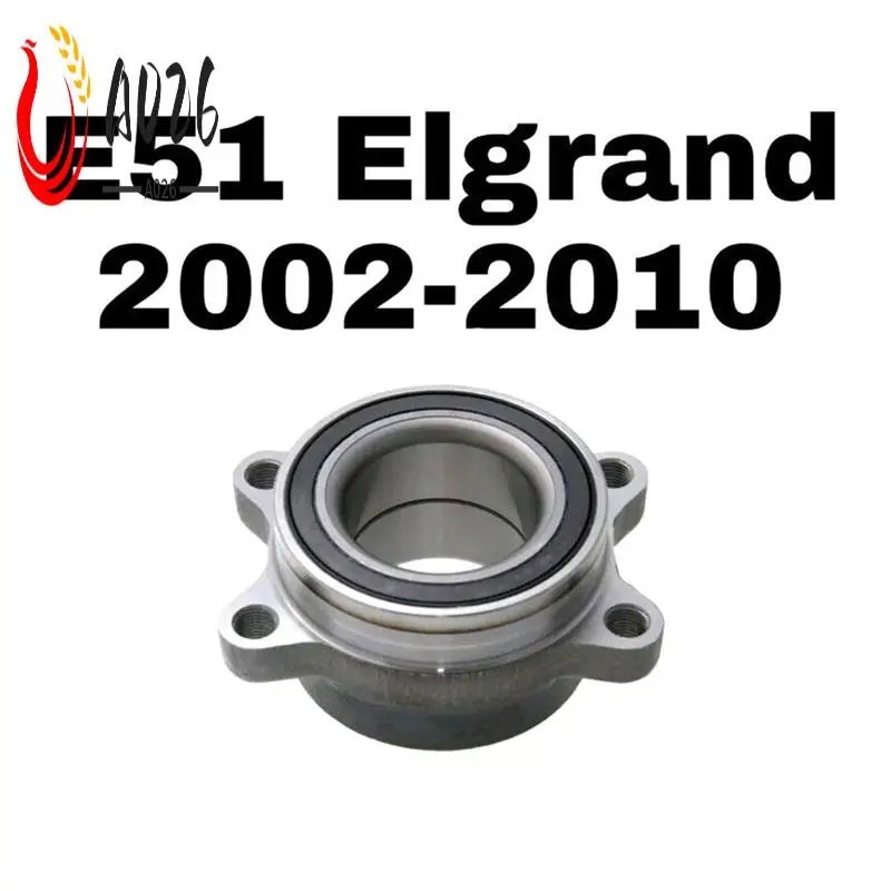 

A026-1 PCS Front Wheel Hub Bearing Silver Metal For Nissan Elgrand E51 2.5 3.5 ABS 2002-2010 40210-WL000, 40210-WL020, 0282E51MF