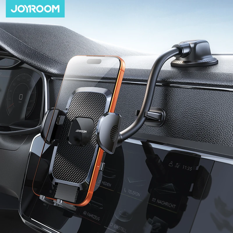 Dashboard Car Phone Holder【360° Widest View】9in Flexible Long Arm, Universal Handsfree Auto Windshield Air Vent Phone Mount 2025