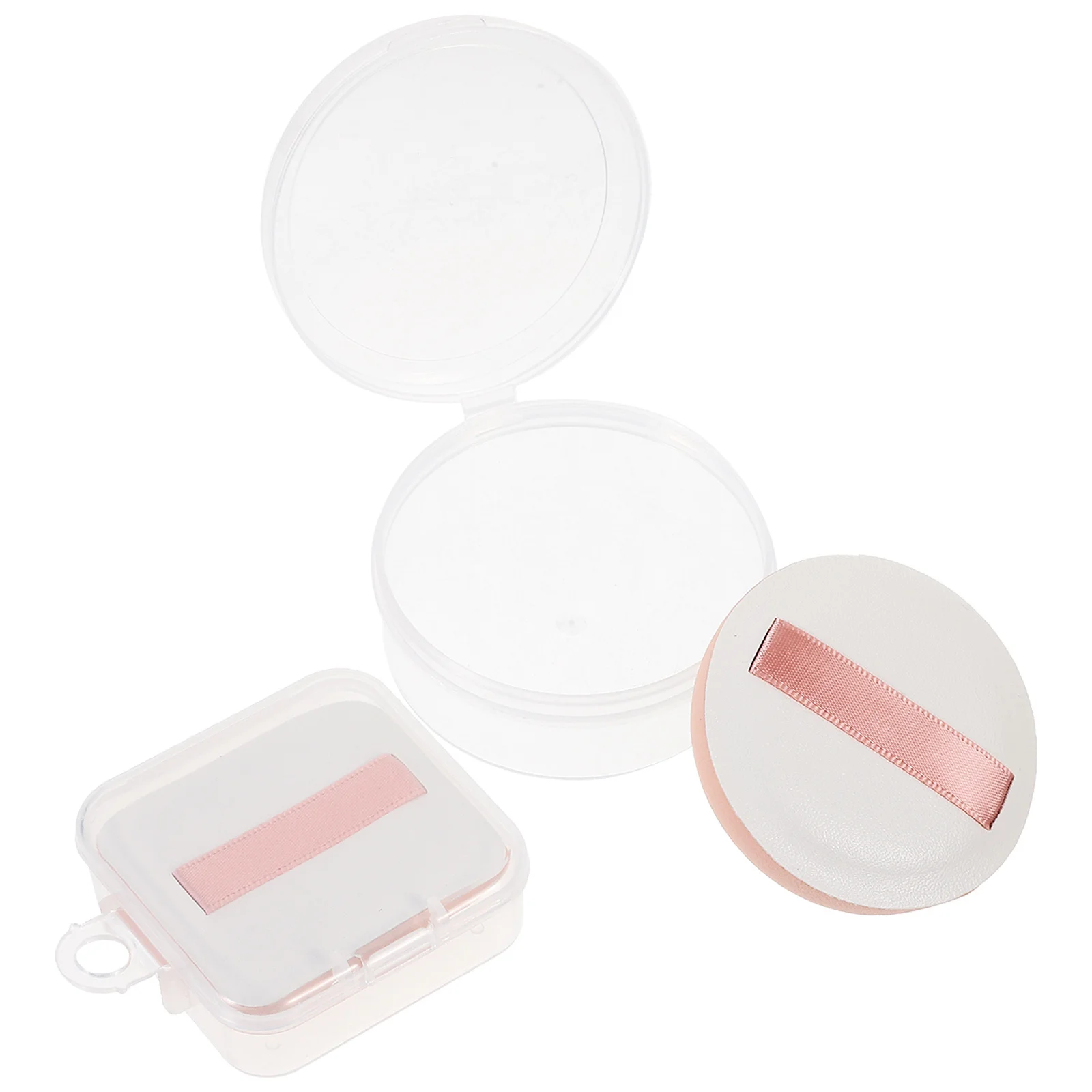 2Pcs Beauty Sponges for Makeup Full Coverage Foundation Sponge Puff Multi-Use Face Applicator for Powder Blush Contouring