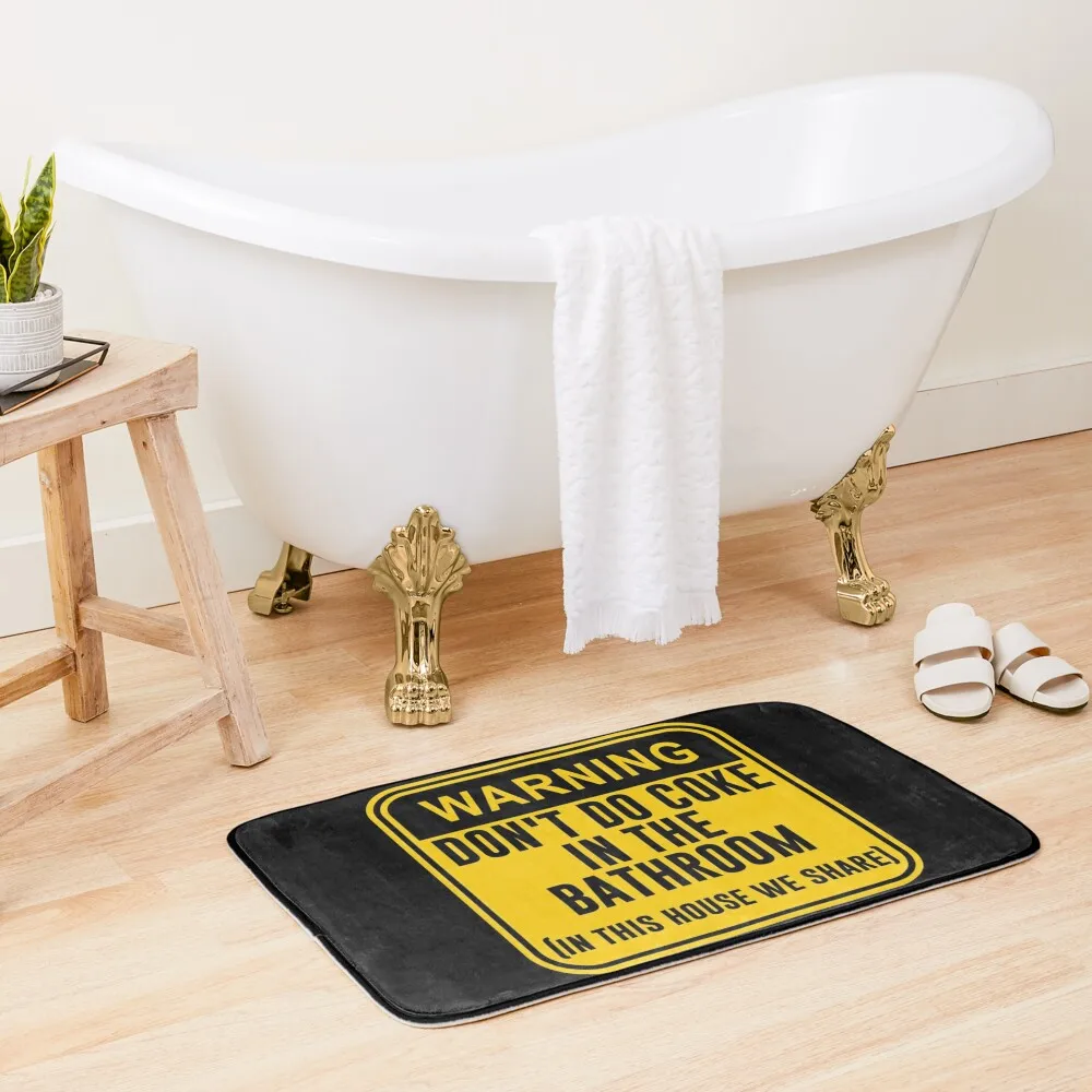 

Dont do coke in the bathroom without me - funny sarcastic sayings Bath Mat Bathroom Carpet Set Carpet Bathrooms Toilet Rug Mat