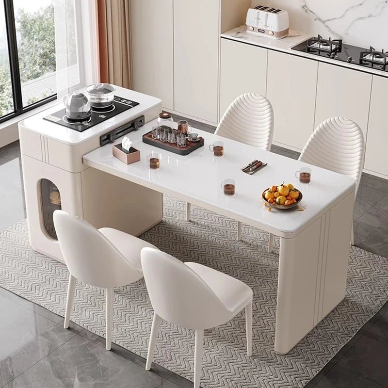 

Modern Italian Simplicity Dinning Table Adjustable Kitchen Design Tables Living Room Nordic Mesas Restaurante Home Furniture