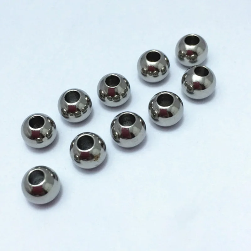 Solid Stainless Steel Through Hole Ball, Drilling Steel Ball, Hardware Accessories,  10, 11, 12, 12.7, 14, 15, 16 ~ 60mm