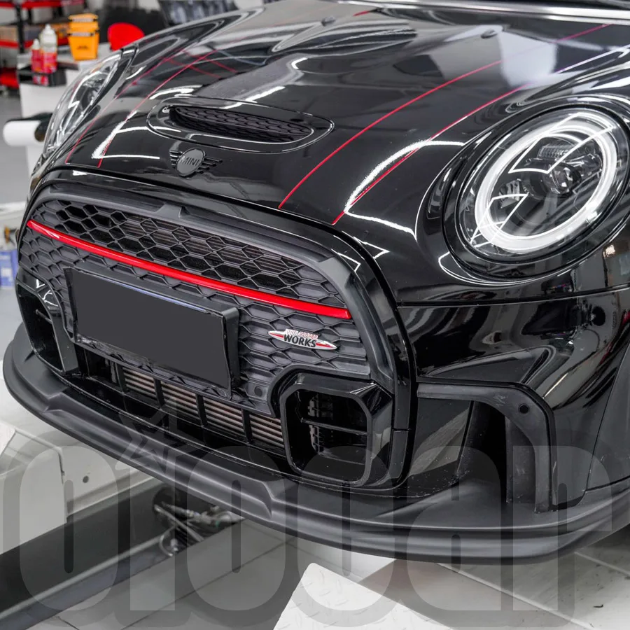 3D Style Dry Carbon Fiber Front Lip for F56 F57 LCI Mini Cooper JCW