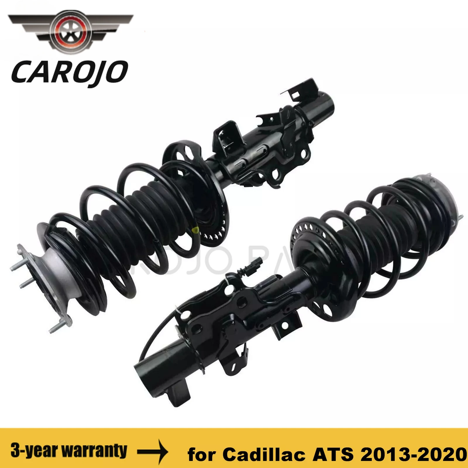 2pcs Left+Right Front Shock Absorber ASSY for Cadillac ATS 2013-2020 w/ Electric 2014-20 23247469,19300064, 22965187