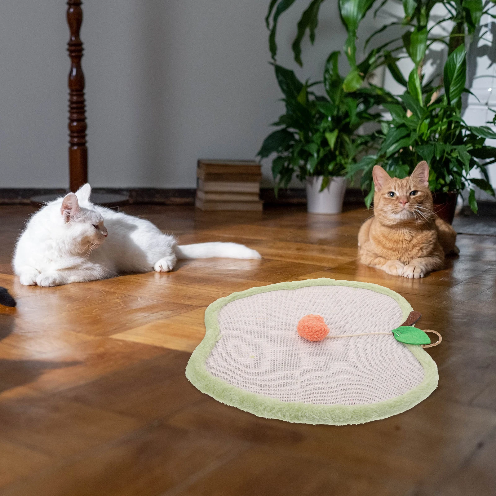 

Cat Scratching Pad Wear Resistant Reusable Kitten Toy Indoor Furniture Protection Jute Material Non Shedding Durable