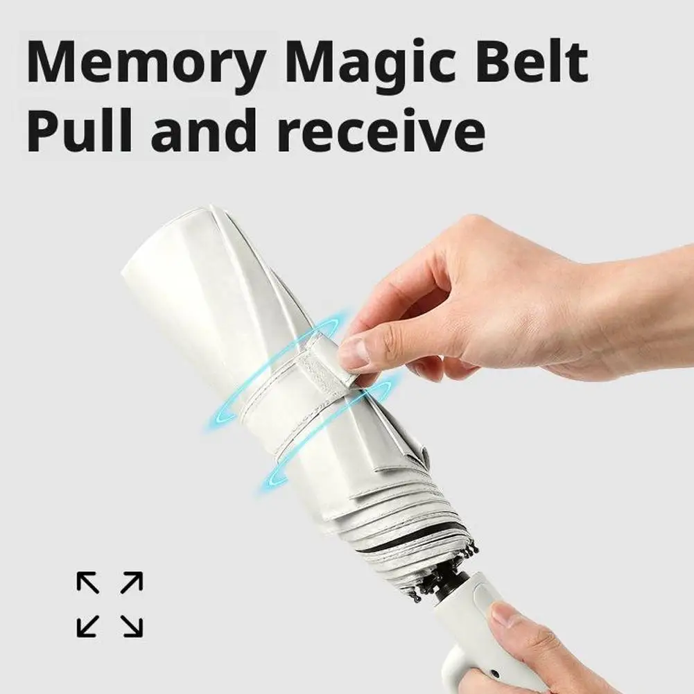 

Folding Inverted Umbrella With Hook Handle Windproof Waterproof Auto Open/Close For Women Men Rain Umbrella With UV Protection