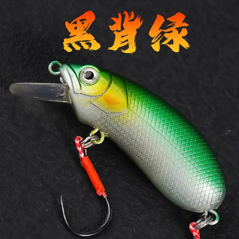 1 Stück Lurefans CC50 Langsam sinkender Minnow-Angelköder, 9 g, 55 mm, niedriger Schwerpunkt, geräuschloses System, künstlicher Kunstköder, Bass, Forelle