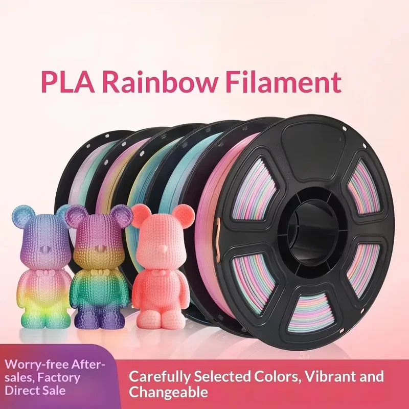 2026 3D Printing Consumable PLA Matte Rainbow Suitable for Taozhu 3D Printer Universal 175mm Individuals & Farms Use  7.14