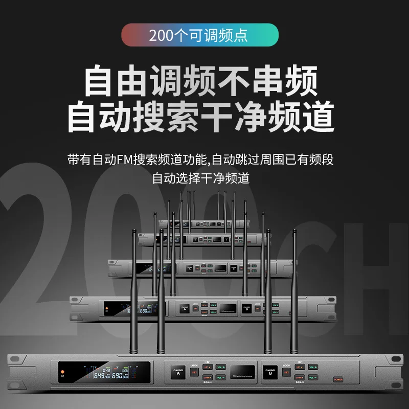 TLF Xtuga  G-620 Wireless Microphone System Handheld Cordless Mic with Good Sound Woofer for Karaoke Concerts Bars