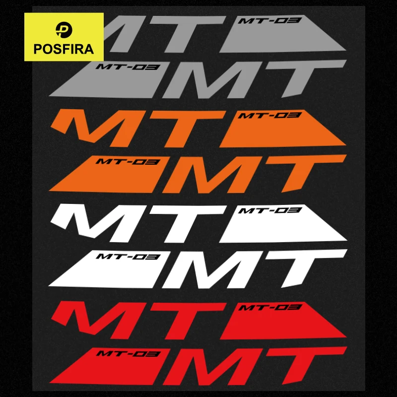 

POSFIRA Vinyl Motorcycle Stickers Waterproof Decorative Decal for Yamaha MT03 2024 2020-2025 2023 2022 MT 03 MT-03 Accessories