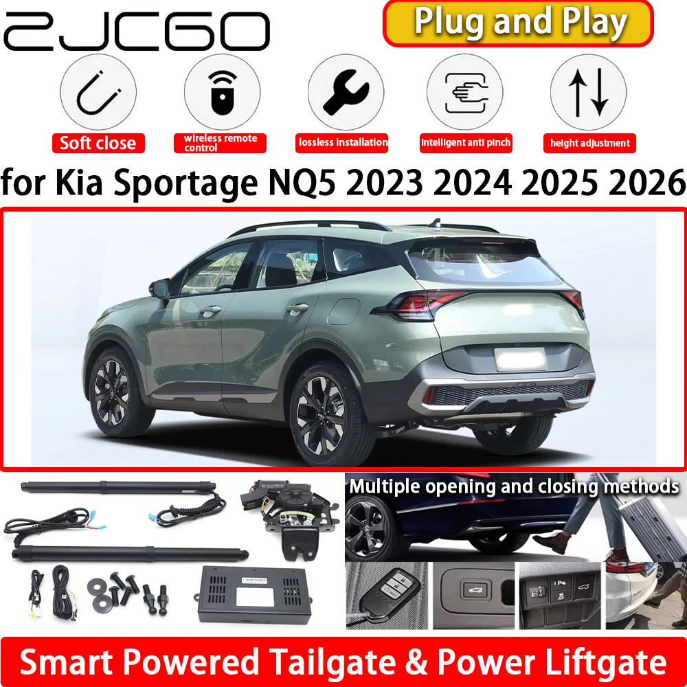 

ZJCGO for Kia Sportage NQ5 2023 2024 2025 2026 OEM Automatic Electric Powered Tailgate Power Liftgate Tail Gate Lift Kit System