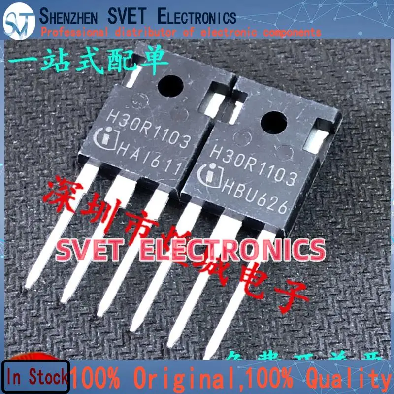10PCS-50PCS  H30R1103 IHW30N110R3  TO-247 1000V 30A   Quick Delivery  Fast shipping
