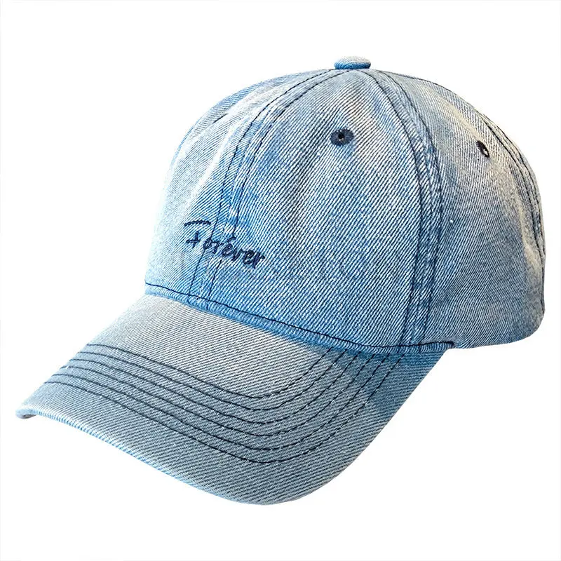 High Quality Denim Washed Vintage Men\'s and Women\'s Gorras Snapback Cap Baseball Cap Casquette Dad Cap Outdoor Cap