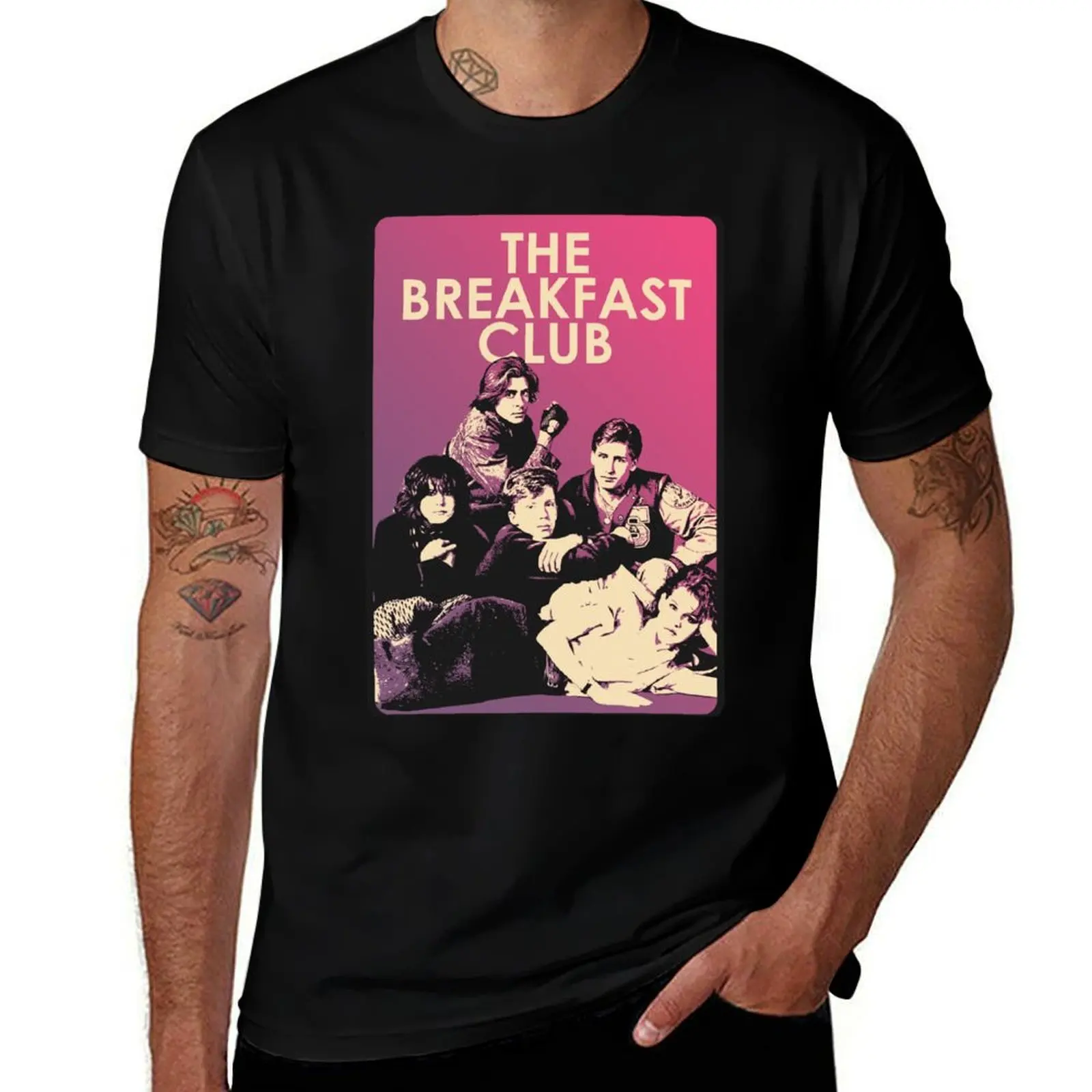 

The Breakfast Club T-Shirt t shirt man plain t shirt men 100% cotton luxury brand t shirt custom print T-Shirt