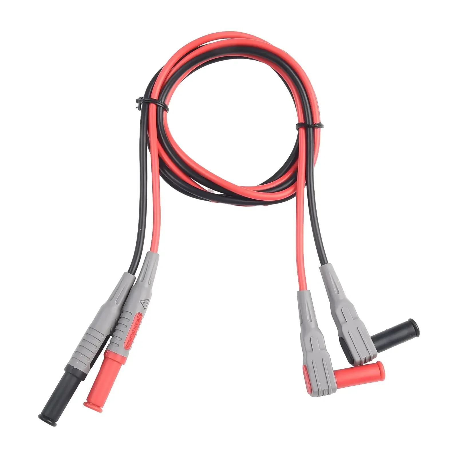 Paquete de 2 piezas Cable DE PRUEBA DE multímetro, cabezal de silicona suave y flexible, Material de cobre/silicona adecuado para Medición de Resistencia