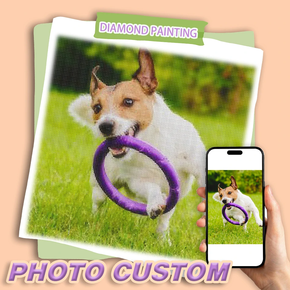 

Алмазная вышивка RUOPOTY 5D: Наборы для индивидуальной вышивки стразами с изображением животных, ручная работа