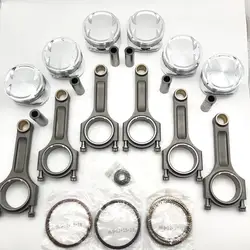 2JZ Forged Piston Connecting Rod Kit For Toyota 2JZGTE Supra 86mm 86.5mm 87mm 88mm 142mm