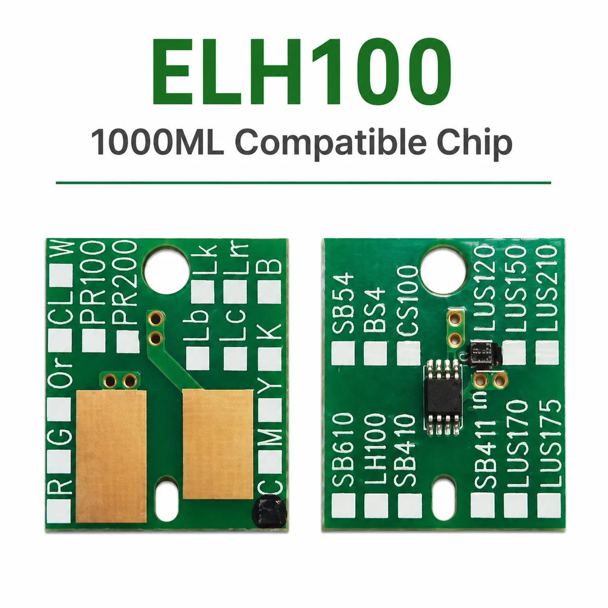 ELH100 1000ML UV Ink One Time Chips for Mimaki UJV300 DTF-75 UJF-7151 PLUS JFX500-2131 Printer Ink Bottle Disposable Chips