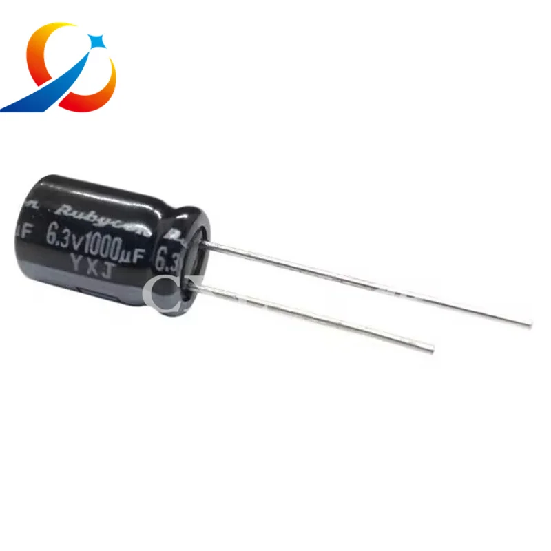 10pcs Rubycon Electrolytic Capacitors 6.3V 10V 16V 25V 35V 50V 63V 100V 400V 450V 1UF 10UF 22UF 47UF 220UF 470UF 1000UF 2200UF