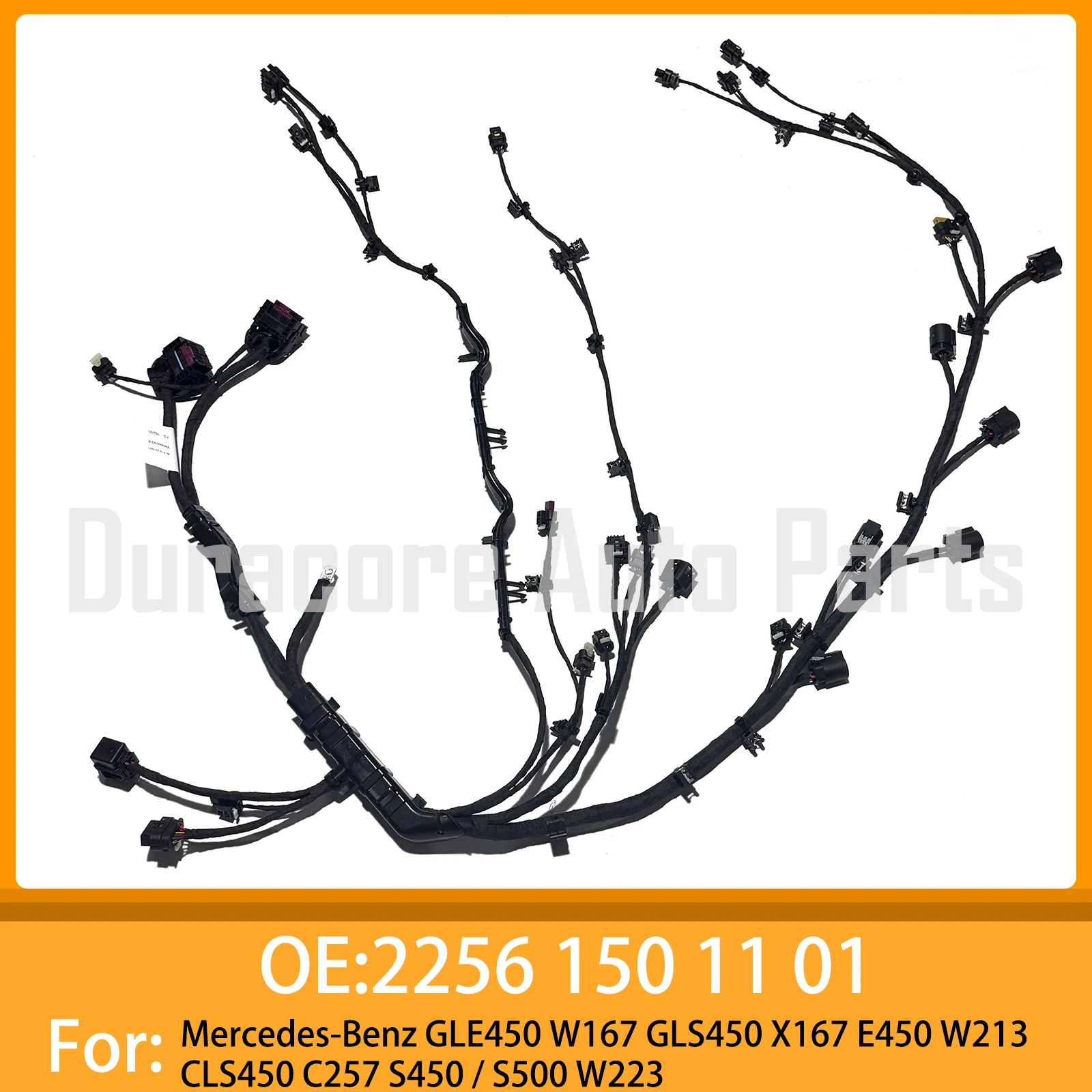 Engine Wiring Harness For Mercedes-Benz GLE450 GLS450 E450 S450 S500 3.0L M256 Turbo Engine 2017-2024 OE 2561501101 Assembly Set