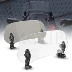 Motorcycle Windshield Extension Spoiler Windscreen Air Deflector For Suzuki VS 600 800 DL650 DL1000 DL250 V-STROM 650 1000 XT