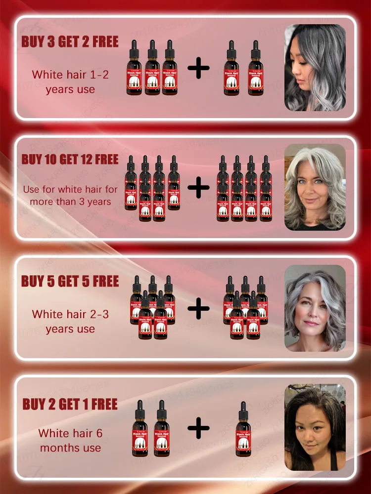 قل وداعاً للشعر الرمادي مما يجعلك تبدو أكبر، ويستعيد شعرك الأسود الطبيعي في 7 أيام. #6