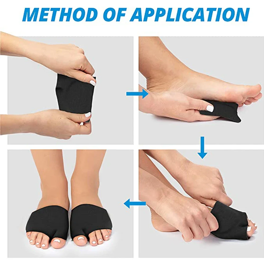 Silicone Insoles for Shoes Men Metatarsal Forefoot Pain Relief Shoe Pads Ball of Foot Cushions For Hallux Valgus Corrector Socks