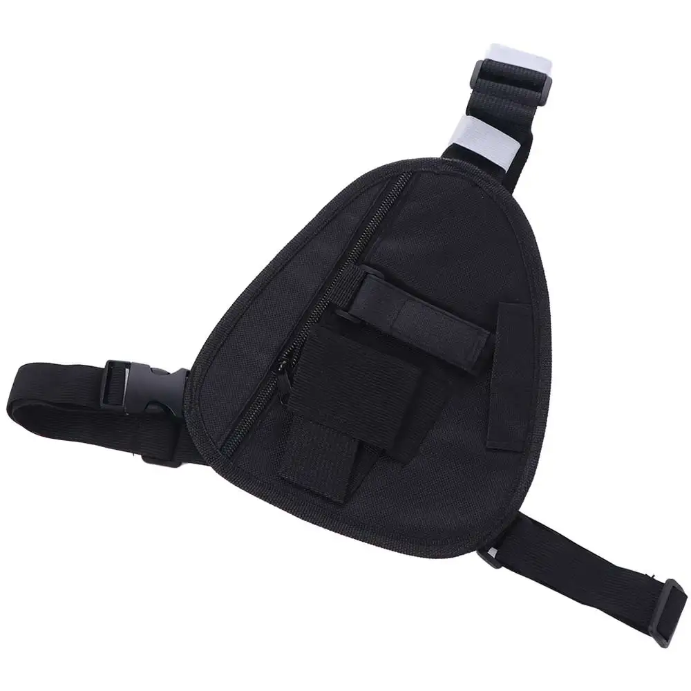 

Adjustable Radio Chest Harness Pack Oxford Cloth Multifunctional Walkie Talkie Bag Crossbody Bag Vest Rig Interphone Chest Bag