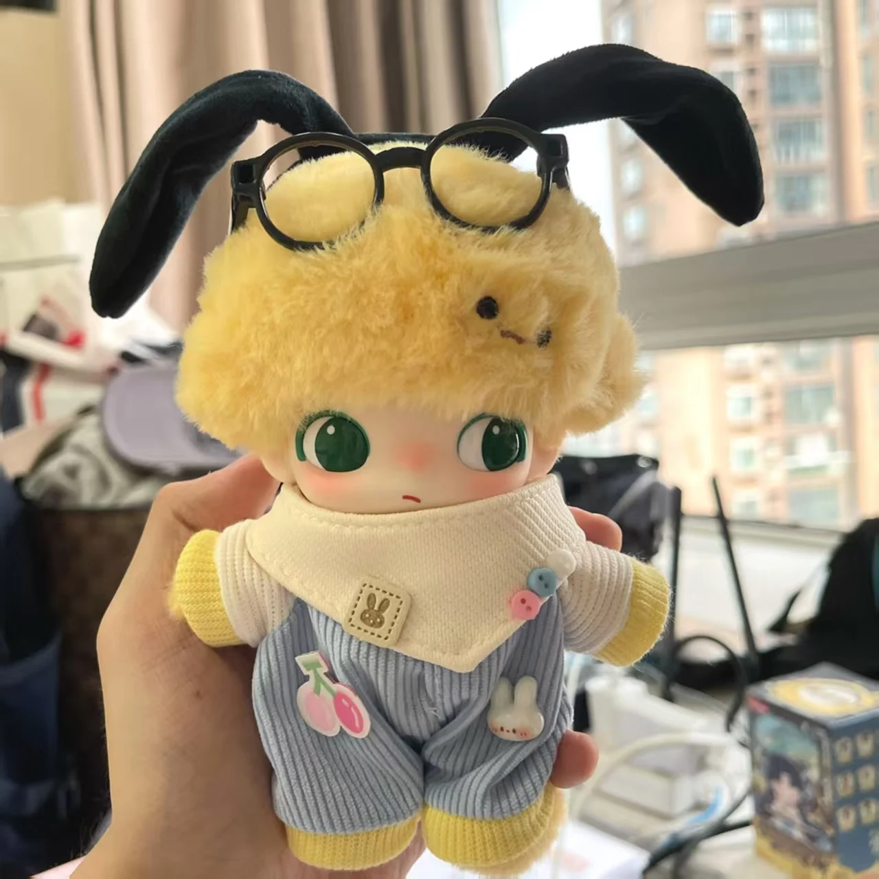 Для 17 см Labubu Idol V1 V2 модная мини-кукла, одежда, аксессуары, стильная одежда, спортивный костюм для отдыха, одежда в подарок