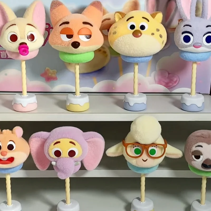 

Genuine Zootopia Cotton Candy Series Plush Blind Box Gk Cute Doll Anime Peripheral Desktop Ornament kawaii toys gift for girl