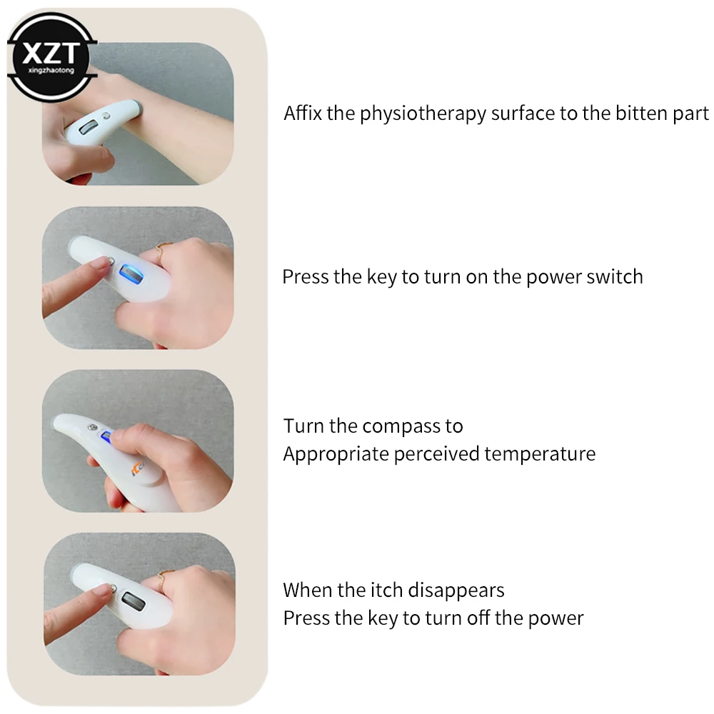 Electric Mosquito Bite Antipruritic Device Mosquito Bite Relief Device Children Adult Mosquito Bite Antipruritic Anti-itch Pen